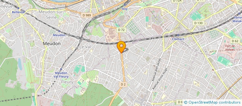 localisation de l'entreprise ENERGIETECH à CLAMART