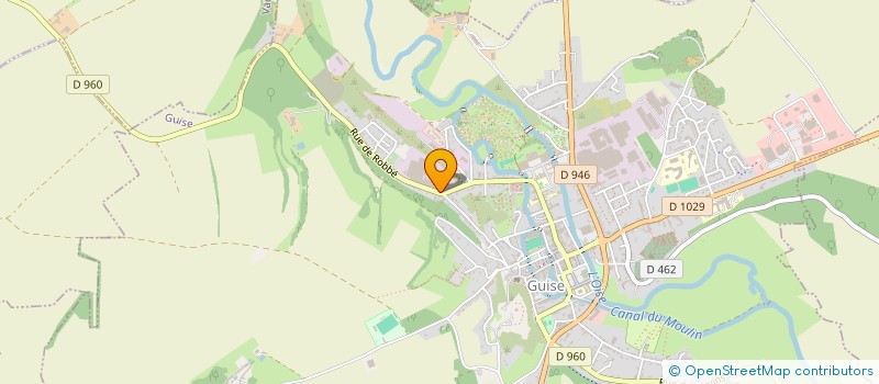 localisation de l'entreprise ENERGIGA à GUISE