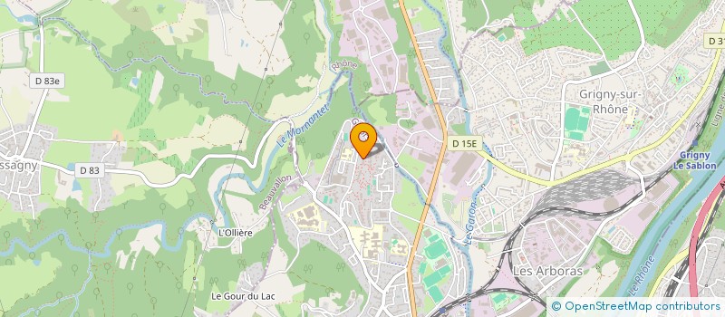 localisation de l'entreprise ENERGIK TRANS à GIVORS