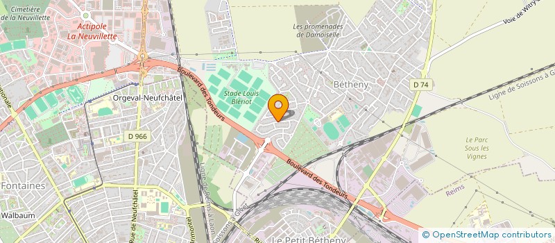 localisation de l'entreprise ENERGILIS à BETHENY