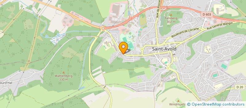 localisation de l'entreprise ENERGIS à SAINT-AVOLD