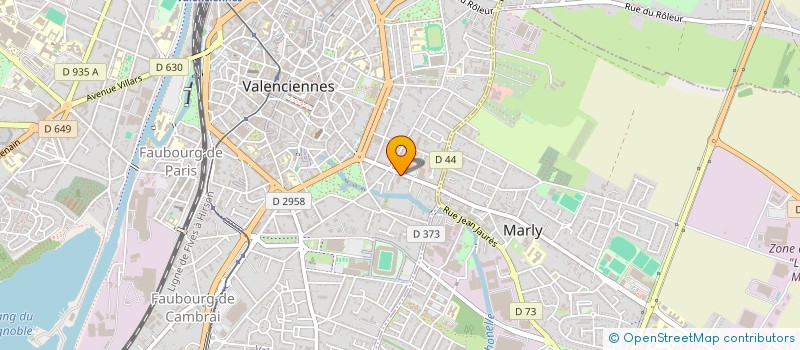 localisation de l'entreprise ENERGIS ENGINEERING NORD à VALENCIENNES