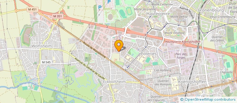 localisation de l'entreprise ENERGIS FRANCE à STRASBOURG