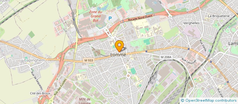 localisation de l'entreprise ENERGISMA à LILLE