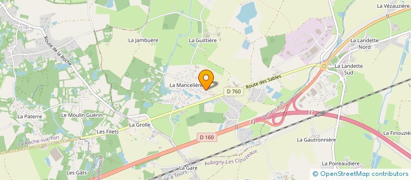 localisation de l'entreprise ENERGISO 85 à VENANSAULT