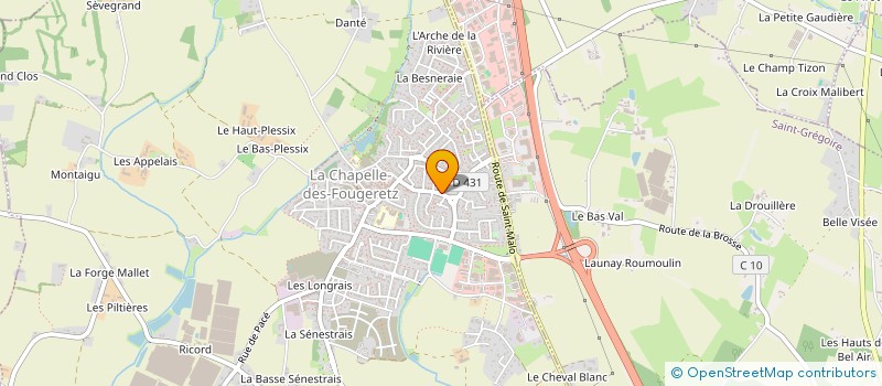 localisation de l'entreprise ENERGISOL 35  LA CHAPELLE-DES-FOUGERETZ