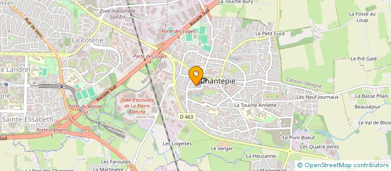 localisation de l'entreprise ENERGISOL à CHANTEPIE