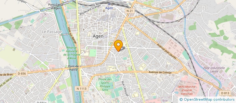 localisation de l'entreprise ENERGITEC à AGEN
