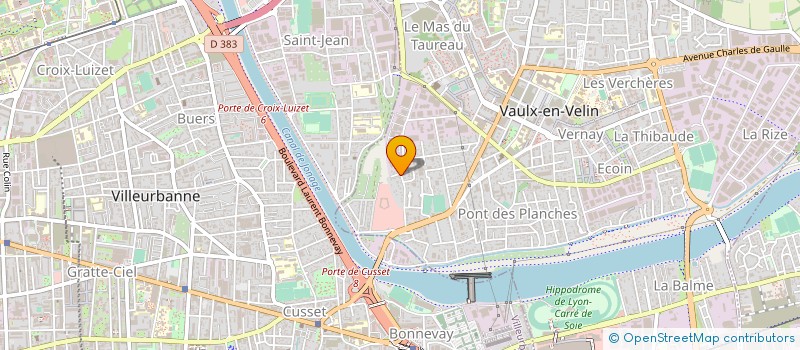 localisation de l'entreprise ENERGITECH  VAULX EN VELIN