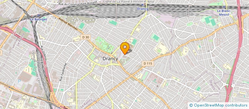 localisation de l'entreprise ENERGITECH à DRANCY
