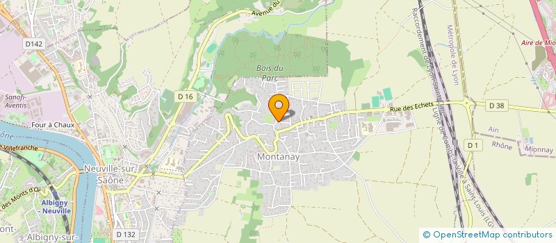 localisation de l'entreprise ENERGITECH VENTILATION  MONTANAY