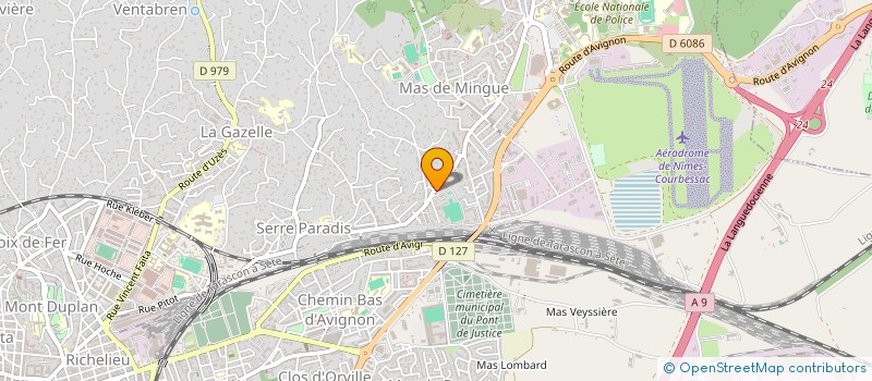 localisation de l'entreprise ENERGITEL TP  NIMES