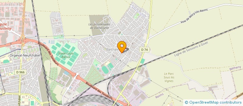 localisation de l'entreprise ENERGIX CONSULTING  BETHENY