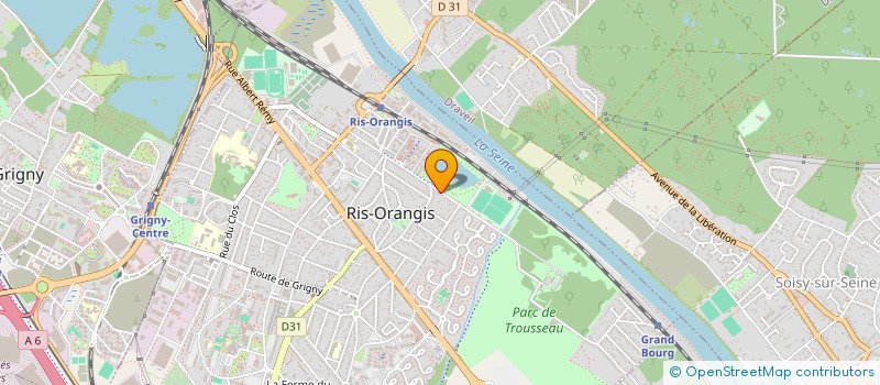 localisation de l'entreprise ENERGIZELLES  RIS-ORANGIS