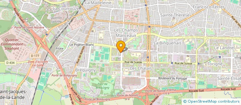 localisation de l'entreprise ENERGLUMEN  RENNES