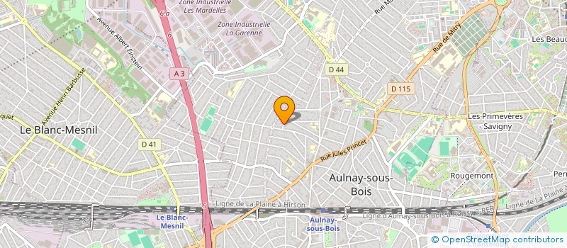 localisation de l'entreprise ENERGO BATIMENT à AULNAY-SOUS-BOIS