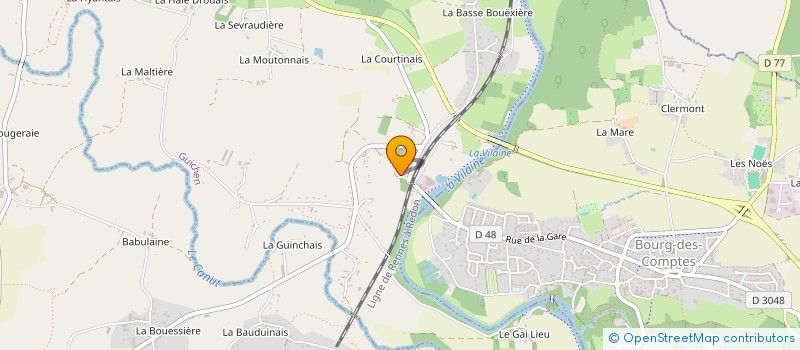 localisation de l'entreprise ENERGOS INDUSTRIES BRETAGNE  GUICHEN