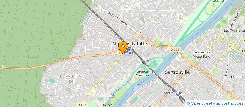 localisation de l'entreprise ENERGREEN GENETICS à MAISONS-LAFFITTE
