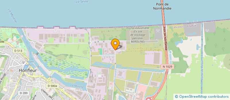 localisation de l'entreprise ENERGREEN-TECH  HONFLEUR