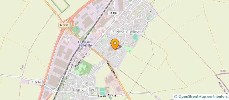 localisation de l'entreprise ENERGY 10  LE PLESSIS-BELLEVILLE