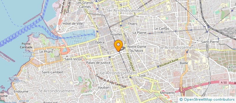 localisation de l'entreprise ENERGY 13 à MARSEILLE