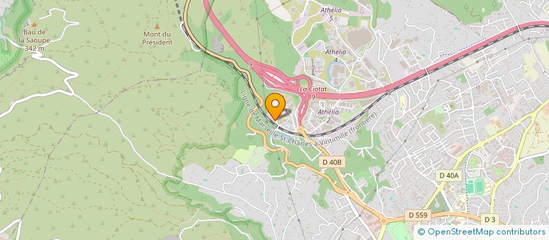 localisation de l'entreprise ENERGY 21  LA CIOTAT