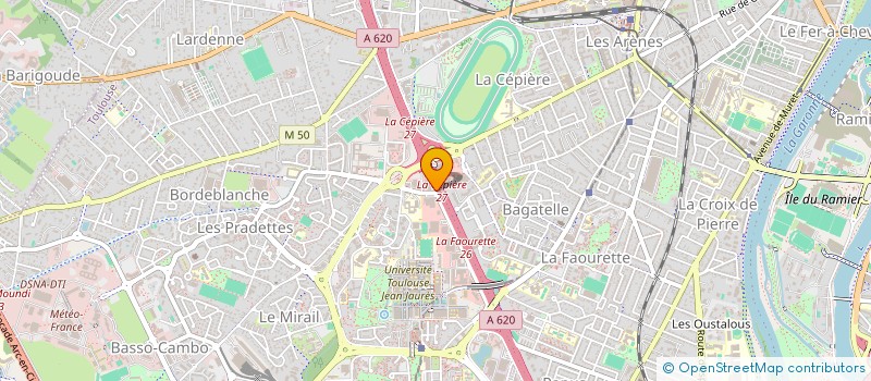 localisation de l'entreprise ENERGY à TOULOUSE
