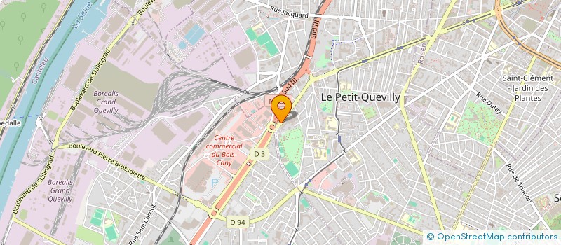 localisation de l'entreprise ENERGY 76 à LE PETIT-QUEVILLY