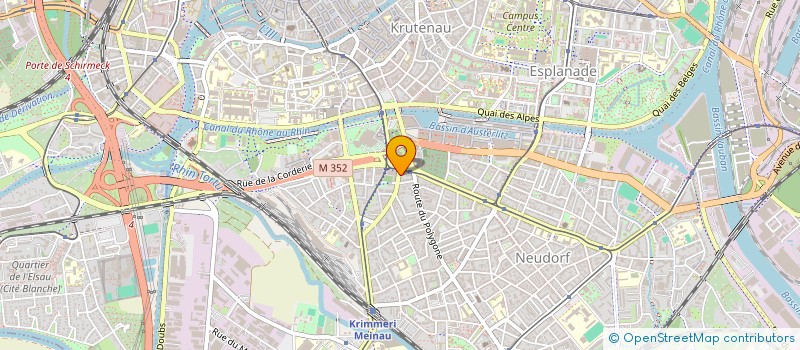 localisation de l'entreprise ENERGY + à STRASBOURG