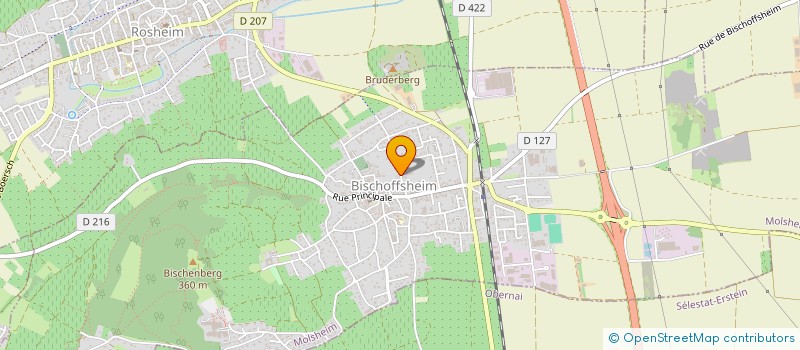 localisation de l'entreprise ENERGY  BISCHOFFSHEIM