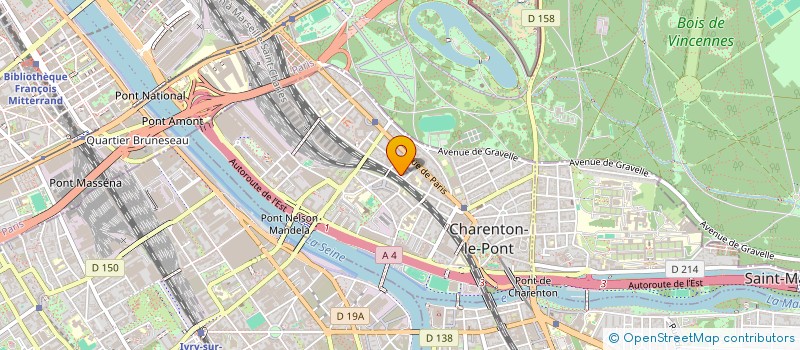 localisation de l'entreprise ENERGY CLIM IDF à CHARENTON-LE-PONT
