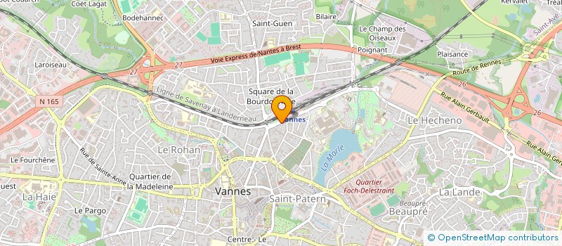 localisation de l'entreprise ENERGY CLUB à VANNES