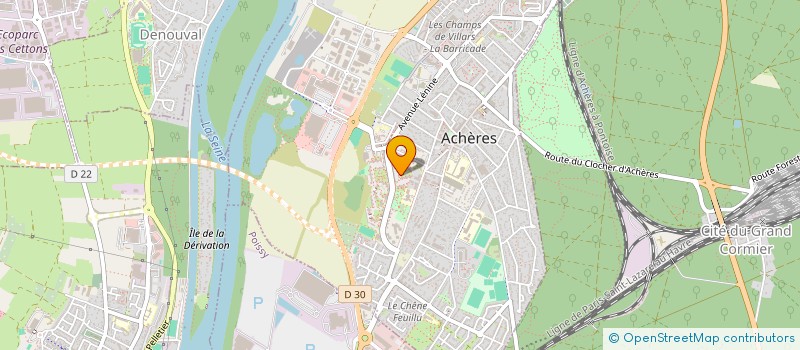 localisation de l'entreprise ENERGY & CO  ACHERES