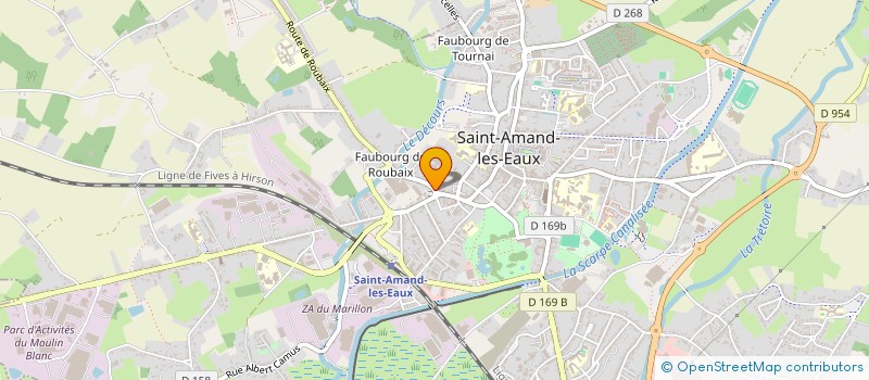 localisation de l'entreprise ENERGY COIFF'S  SAINT-AMAND-LES-EAUX