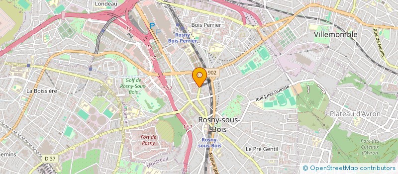 localisation de l'entreprise ENERGY CONCEPT à ROSNY-SOUS-BOIS
