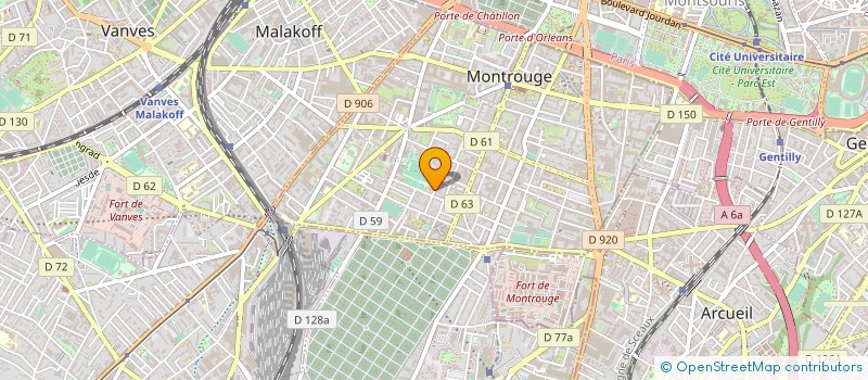 localisation de l'entreprise ENERGY CONSULTING à MONTROUGE