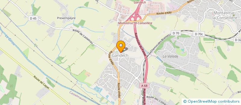 localisation de l'entreprise ENERGY DANCE  GARIDECH