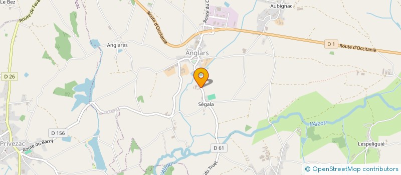 localisation de l'entreprise ENERGY DES COUSTIES BASSES  ANGLARS-SAINT-FELIX