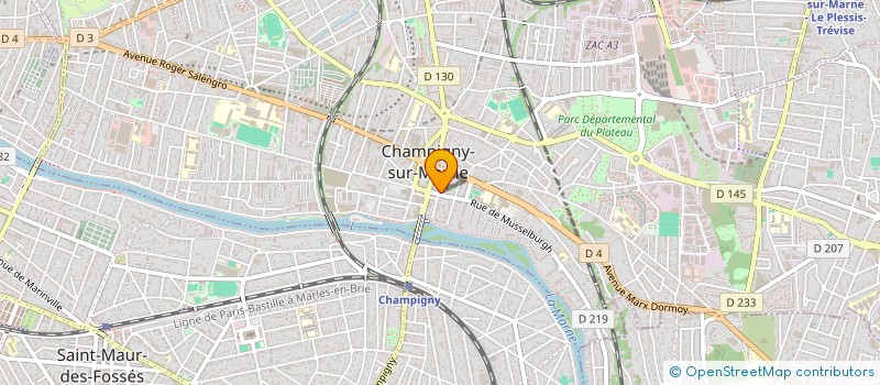 localisation de l'entreprise ENERGY DESIGN à CHAMPIGNY-SUR-MARNE