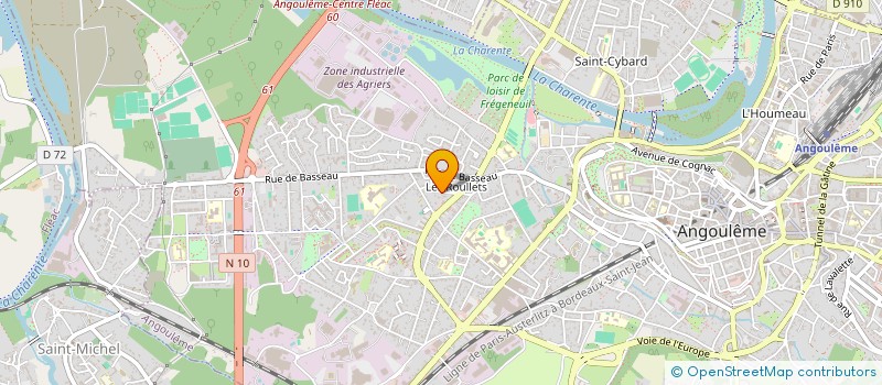 localisation de l'entreprise ENERGY DIFFUSION à ANGOULEME