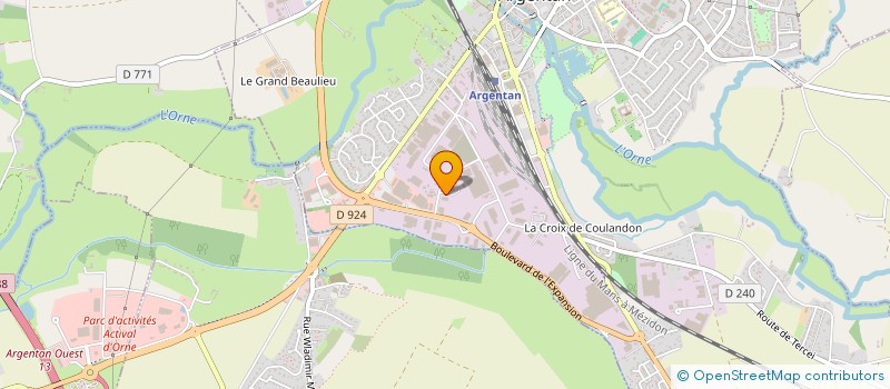 localisation de l'entreprise ENERGY DISTRIBUTION  ARGENTAN