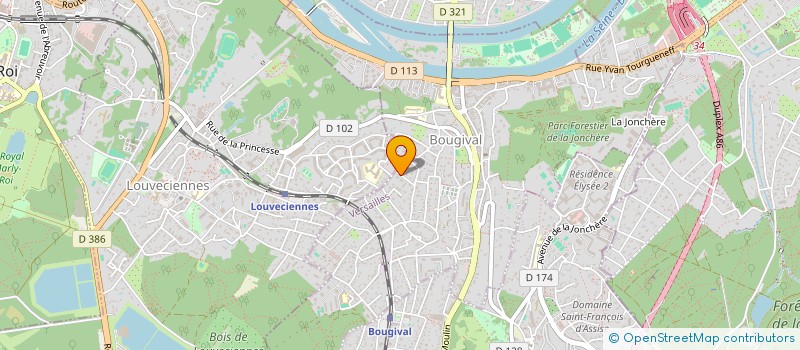 localisation de l'entreprise ENERGY DISTRIBUTION  BOUGIVAL