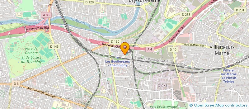 localisation de l'entreprise ENERGY ELECTROTOTECH à CHAMPIGNY-SUR-MARNE