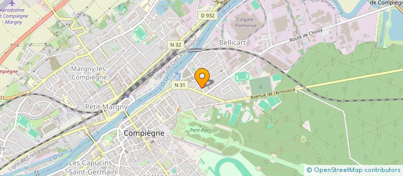 localisation de l'entreprise ENERGY FRUIT CONCEPT à COMPIEGNE