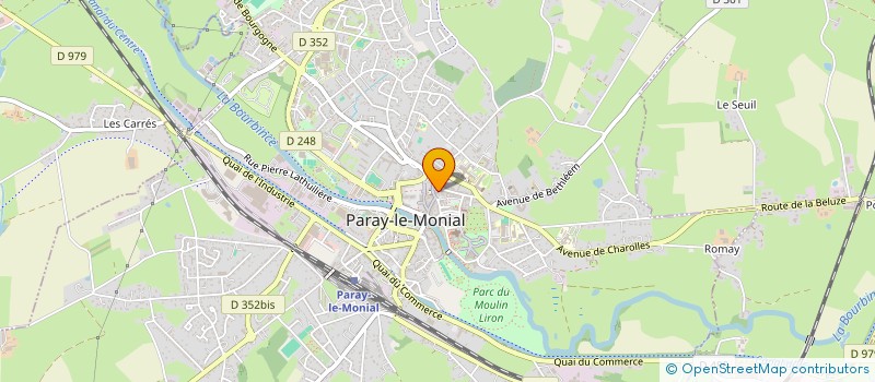 localisation de l'entreprise ENERGY HABITAT CONSEILS à PARAY-LE-MONIAL