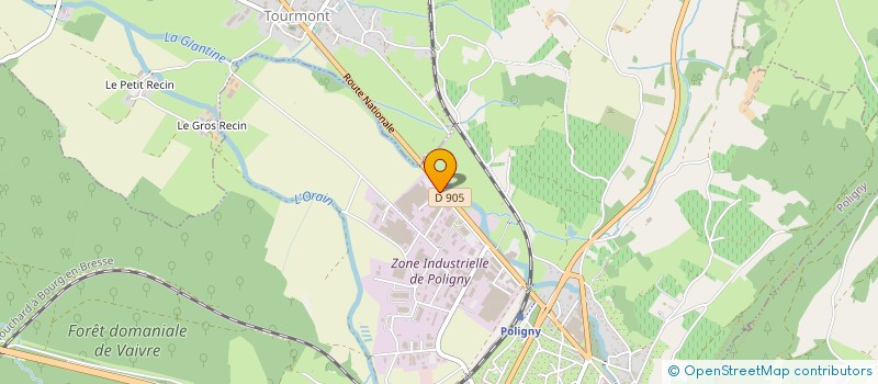 localisation de l'entreprise ENERGY IMMO 1  POLIGNY