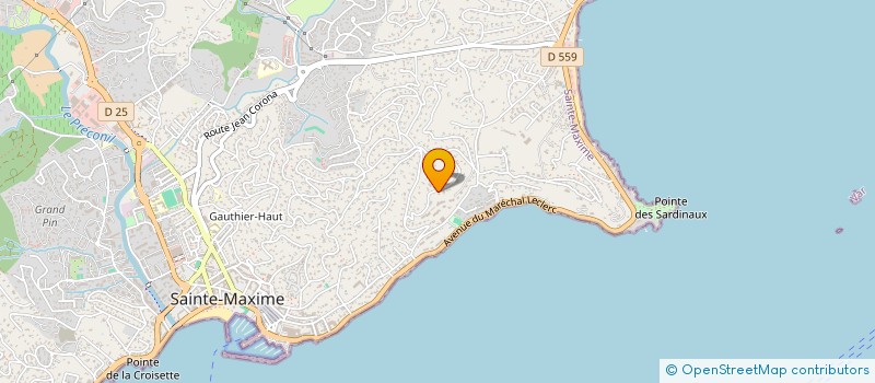 localisation de l'entreprise ENERGY INNOVATION VAR à SAINTE-MAXIME