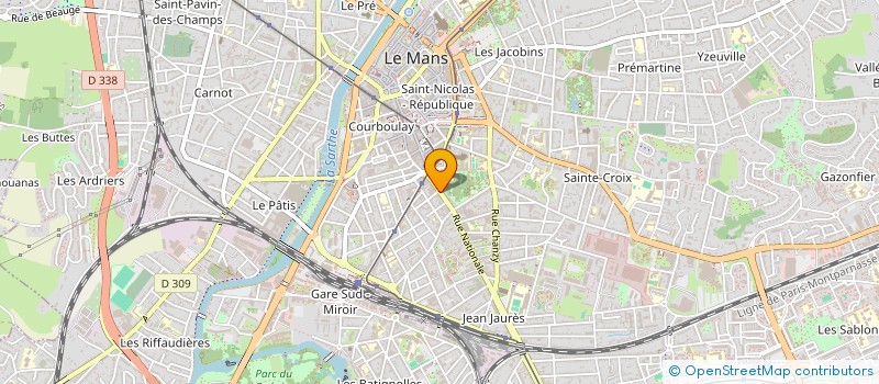localisation de l'entreprise ENERGY LINE à LE MANS