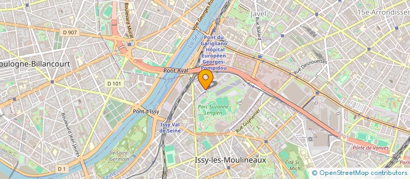 localisation de l'entreprise ENERGY OBSERVER DEVELOPMENTS à ISSY LES MOULINEAUX