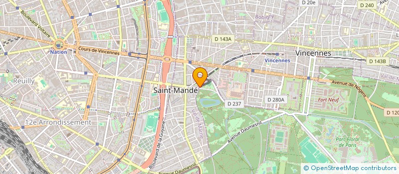 localisation de l'entreprise ENERGY PLUS à SAINT-MANDE